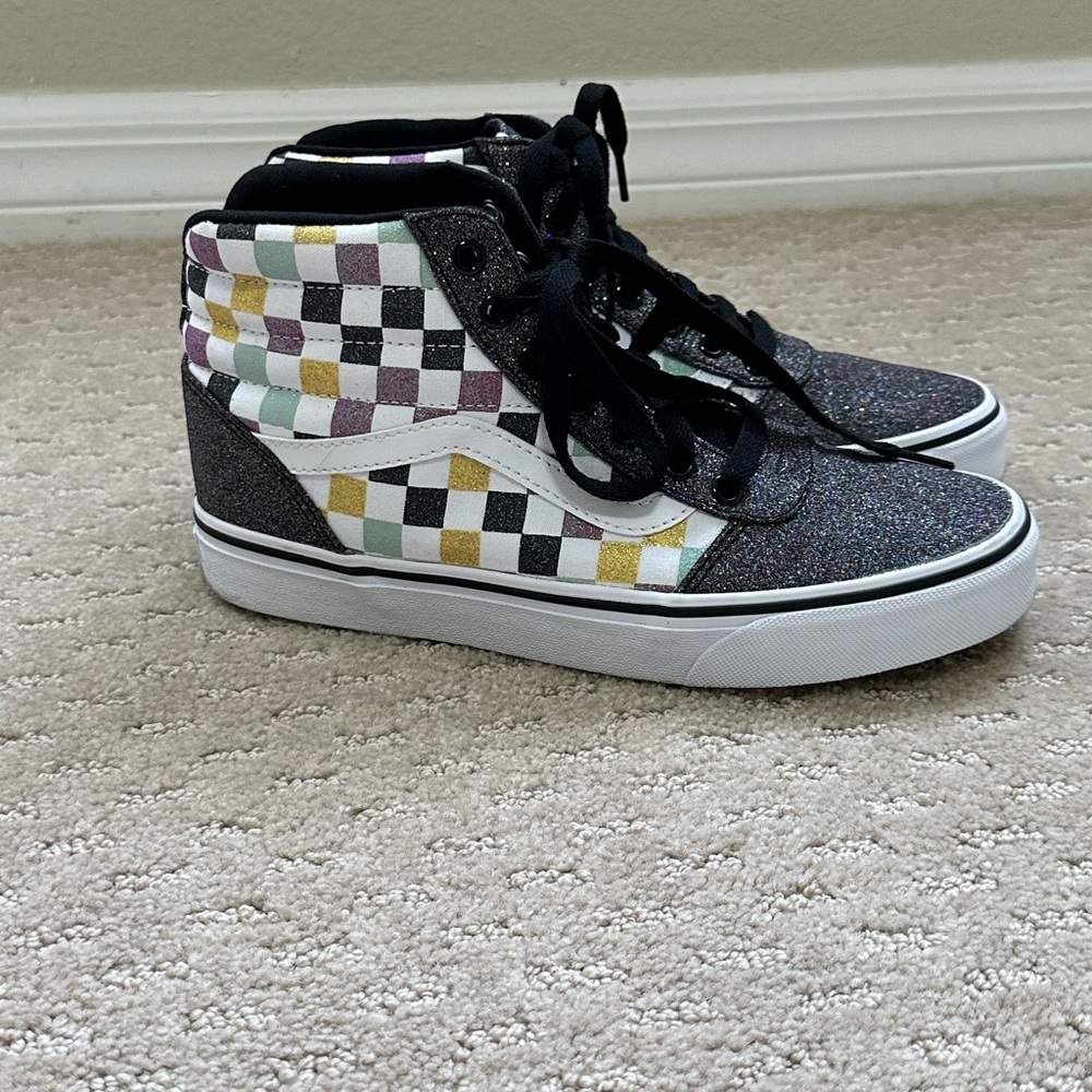 Vans Glitter High Tops Women size 8.5